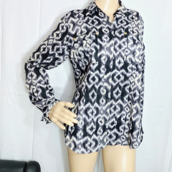 Michael Kors Sublime  button down blouse - Picture 2 of 3